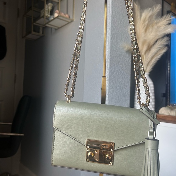 Michael Kors Handbags - Michael Kors Sage Green Crossbody Bag